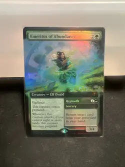Emeritus of Abundance FOIL (Extended Art) - MTG- Strixhaven FOIL -Mythic #339 - Image 1