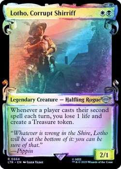 Lotho, Corrupt Shirriff (Showcase Scrolls) - FOIL - Lord of the Rings - Magic - Image 1