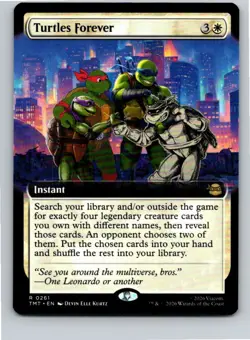 Magic the Gathering Extended Art Turtles Forever Teenage Mutant Ninja Turtles - Image 1