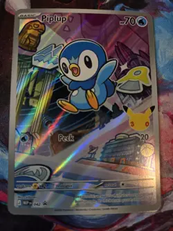 Piplup - 042 Holo Promo ME: Mega Evolution Promo Pokemon Near Mint - Image 1