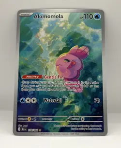 Alomomola 108/086 Sv: Black Bolt Full Art NEAR MINT Pokemon 2025 - Image 1