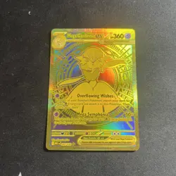 Pokemon Mega Evolutions Mega Gardevoir EX 187/132 Mega Hyper Rare Gold English - Image 1