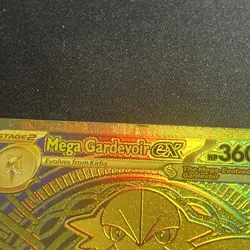 Pokemon Mega Evolutions Mega Gardevoir EX 187/132 Mega Hyper Rare Gold English - Image 3