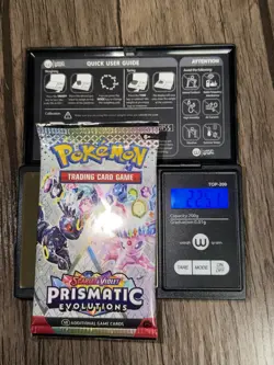 🔥1x 22.51🔥 HEAVY! GOD PACKU! Prismatic Evolutions Sealed Pack! PRE S&V Pokemon - Image 1