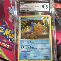 Pokemon Lapras CGC 9.5 Classic Collection Holo 008/034 Trading Card Game 2023 - Image 1