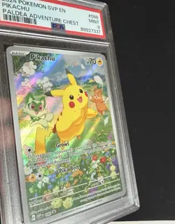2024 Pokemon SVP EN PIKACHU PALDEA ADVENTURE CHEST #088 MINT 9 - Image 2
