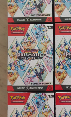 Pokemon Prismatic Evolutions Factory Sealed Booster Bundle Box - Image 1