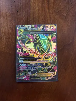 Pokemon M Rayquaza EX Mega Full Art Holo Ultra Rare 105/108 220HP English - Image 3