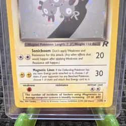 Pokemon TCG Dark Magneton Team Rocket Holo Rare Unlimited 11/82 2000 English - Image 3