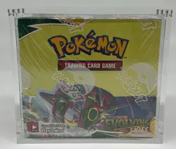 Pokemon TCG Sword & Shield Evolving Skies Booster Box SEALED w/Acrylic #1 - Image 1