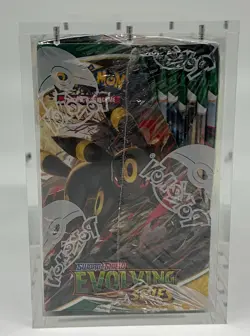Pokemon TCG Sword & Shield Evolving Skies Booster Box SEALED w/Acrylic #1 - Image 4