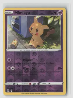 Mimikyu #080/196 Swsh11 Lost Origin Rare Reverse Holo Pokemon TCG NM - Image 1