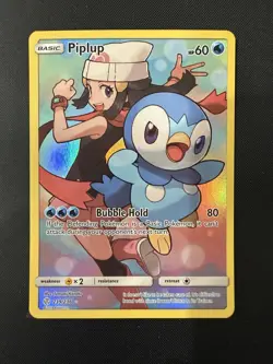 Piplup (Secret) #239/236 - 2019 Pokemon Cosmic Eclipse - NM!!! - Image 1