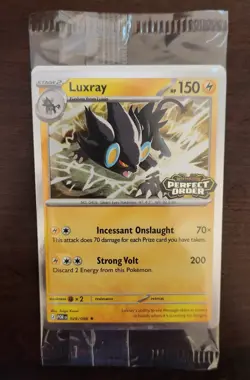 Pokemon Luxray 028/088 Perfect Order Best Buy Stamped Promo Sealed NM Mint - Image 1