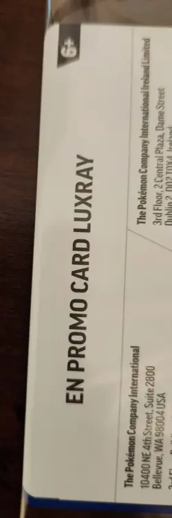 Pokemon Luxray 028/088 Perfect Order Best Buy Stamped Promo Sealed NM Mint - Image 2