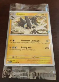 Pokemon Luxray 028/088 Perfect Order Best Buy Stamped Promo Sealed NM Mint - Image 3