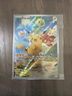 Pokemon TCG Pikachu SVP027 Black Star Promo NM/M Sealed - Image 1