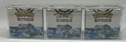 Lot of (3) Pokemon TCG SWSH Silver Tempest Booster Boxes SEALED w/Acrylic - Image 1
