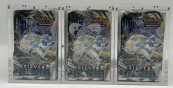 Lot of (3) Pokemon TCG SWSH Silver Tempest Booster Boxes SEALED w/Acrylic - Image 3