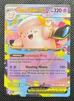 Pokemon TCG - Mega Clefable ex 031/088 Me03: Perfect Order Holo - Image 1