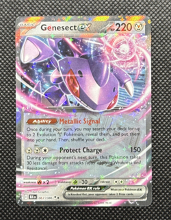 Pokemon TCG - Genesect ex 067/086 Sv: Black Bolt Holo NM - Image 1