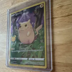 Pokemon TCG Pikachu Celebrations 005/025 Full Art Holo Rare 2021 Mitsuhiro Arita - Image 4