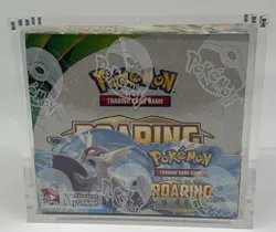 Pokemon TCG XY Roaring Skies Booster Box SEALED w/Acrylic Case - Image 1