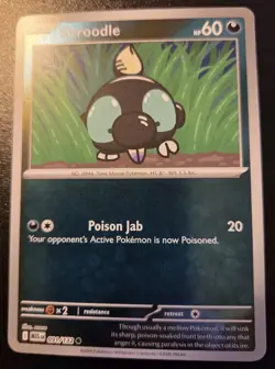 Shroodle 091/132 Reverse Holo Common Mega Evolution Pokemon TCG - Image 1