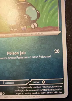 Shroodle 091/132 Reverse Holo Common Mega Evolution Pokemon TCG - Image 5