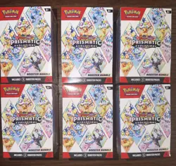 Pokemon TCG Prismatic Evolutions Booster Bundle Boxes (6) English - Image 1