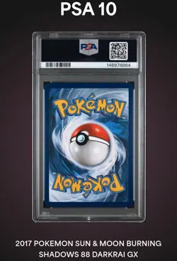2017 Pokemon Burning Shadows #88 Darkrai GX PSA 10 Gem Mint - Image 2