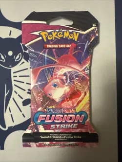 Pokemon TCG Fusion Strike Sleeved Factory Sealed Pack - Image 1