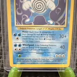 Pokemon TCG Poliwrath Base Set Holo Rare 62/102 90 HP Stage 2 1999 - Image 3