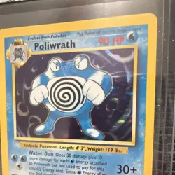 Pokemon TCG Poliwrath Base Set Holo Rare 62/102 90 HP Stage 2 1999 - Image 4