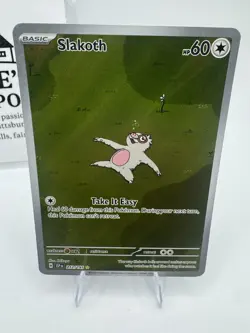 Pokemon TCG Slakoth 212/191SV08: Surging Sparks Holo Illustration Rare - Image 2