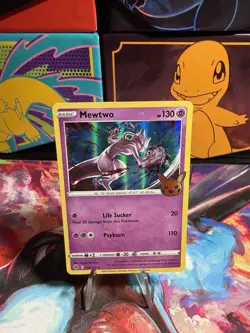 Pokemon TCG Mewtwo 056/172 Holo Trick Or Trade - Image 1