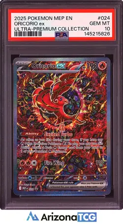 Pokemon 2025 Oricorio ex 024 Ultra-Premium Collection Promo GEM MINT PSA 10 - Image 1
