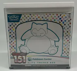 Pokemon Center Exclusive 151 MEW EN Elite Trainer Box SEALED w/Acrylic Case #1 - Image 1