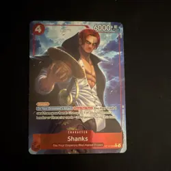 Shanks OP12-008 4 Cost 6000 Power Rare Foil Alternate Art Legacy of the Master - Image 1