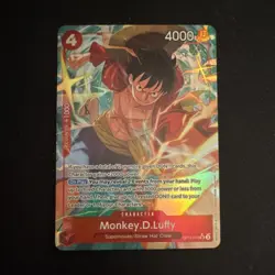 Monkey.D.Luffy OP12-015 4 Cost 4000 Power SR Foil Alt Art Legacy One Piece CCG - Image 1