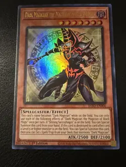 Dark Magician the Magician of Black Magic INFO-EN006 - 1st Edition, Ultra Rare - Image 1