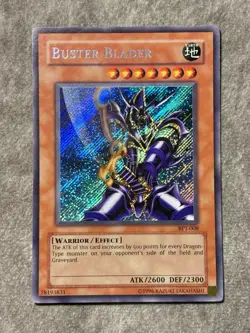 Yu-Gi-Oh! TCG Buster Blader BPT-008 2003 Secret Rare NM - Image 1
