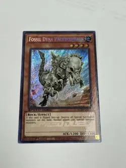 Yugioh! LP Fossil Dyna Pachycephalo - SGX4-END02 - Secret Rare - 1st Edition Lig - Image 1