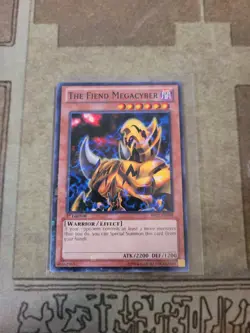 YUGIOH THE FIEND MEGACYBER BP02-EN009 MOSAIC RARE 1ST ED NM - Image 1