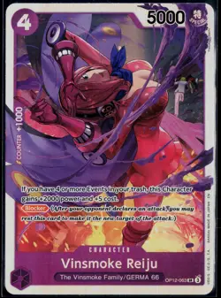 VINSMOKE REIJU OP12-063 LEGACY OF THE MASTER SR NM - Image 1