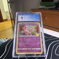 Pokemon CGC 9 Mew 011/025 Celebrations Holo Rare Psychic 60 HP Card - Image 1