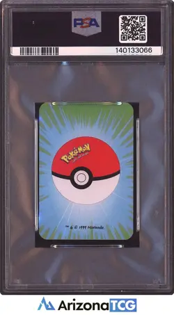 Pokemon 1999 Psyduck 5 Green Bicycle Pokemon Mini Playing Cards PSA 9 - Image 2