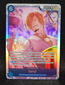 Sanji OP11-051 SR ONE PIECE Tcg Card Game NM - Image 1