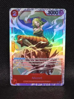 Monet OP10-016 SR ONE PIECE Tcg Card Game NM - Image 1