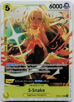 S-Snake OP08-112 SR One Piece Two Legends Card - Image 1